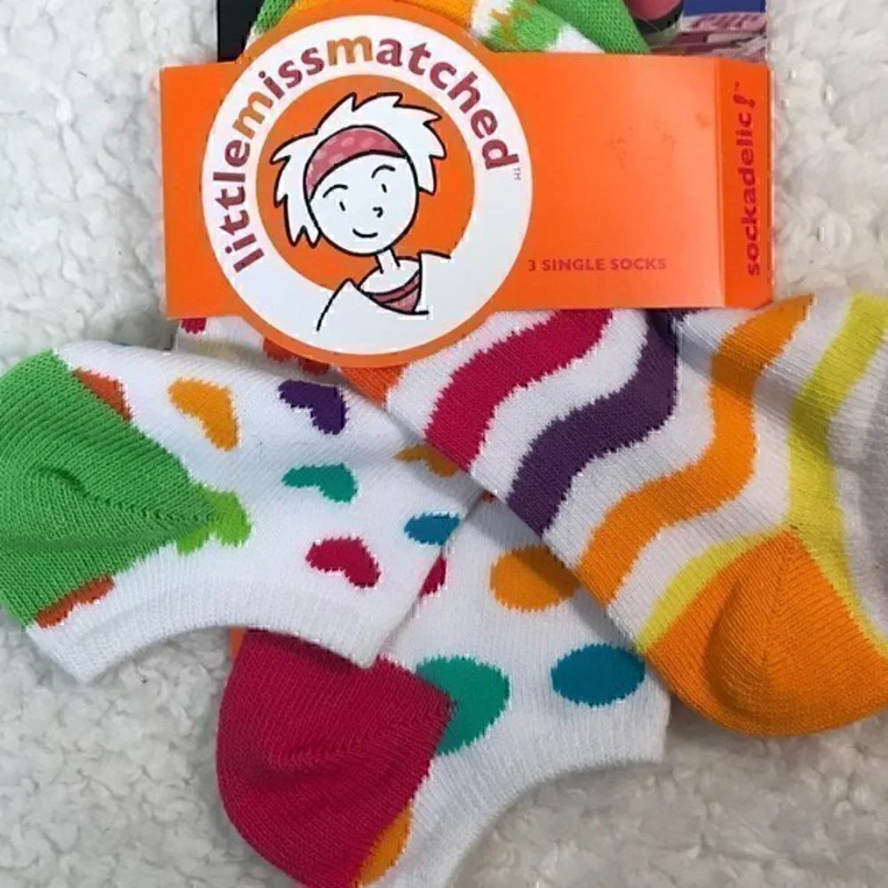 Little Miss Matched Children Shoe Liner Ankle Sock Bundle